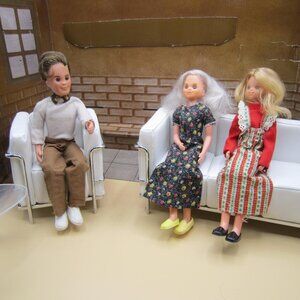 Mattel Sunshine Family Dolls (set of 3)